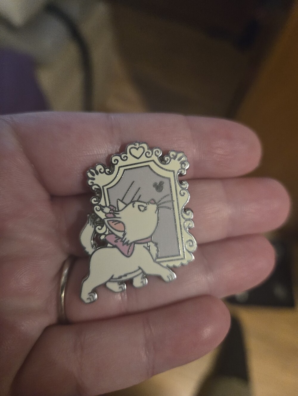 Disney Shanghai Marie Hidden Mickey Pin
